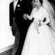 Anthony Armstrong-Jones holds the hand of his bride, Princess Margaret of Britain May 6, 1960 as they leave London's Westminster Abbey after theIr wedding. (AP Photo)